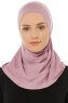 Hanfendy Plain Logo - Lila One-Piece Hijab