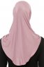Hanfendy Plain Logo - Lila One-Piece Hijab