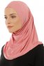 Hanfendy Plain Logo - Mörkrosa One-Piece Hijab