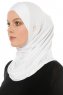 Hanfendy Cross Logo - Vit One-Piece Hijab