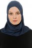 Hanfendy Cross Logo - Marinblå One-Piece Hijab