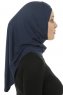 Hanfendy Cross Logo - Marinblå One-Piece Hijab