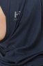 Hanfendy Cross Logo - Marinblå One-Piece Hijab