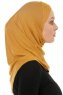 Hanfendy Cross Logo - Senapsgul One-Piece Hijab