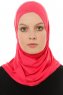 Hanfendy Cross Logo - Fuchsia One-Piece Hijab