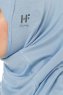 Hanfendy Cross Logo - Ljusblå One-Piece Hijab