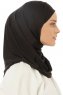 Micro Plain - Svart One-Piece Hijab