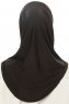 Micro Plain - Svart One-Piece Hijab