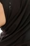 Micro Plain - Svart One-Piece Hijab