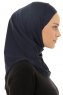 Micro Plain - Marinblå One-Piece Hijab