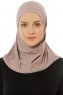 Micro Plain - Stengrå One-Piece Hijab
