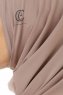 Micro Plain - Stengrå One-Piece Hijab