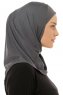 Micro Plain - Antracit One-Piece Hijab