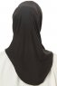 Micro Cross - Svart One-Piece Hijab