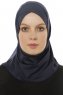 Micro Cross - Marinblå One-Piece Hijab