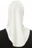 Micro Cross - Creme One-Piece Hijab
