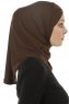 Micro Cross - Brun One-Piece Hijab
