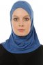 Micro Cross - Ljusblå One-Piece Hijab