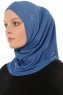Micro Cross - Ljusblå One-Piece Hijab