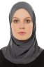 Micro Cross - Antracit One-Piece Hijab