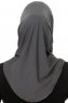 Micro Cross - Antracit One-Piece Hijab