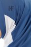 Esin - Indigo & Vit & Marinblå One-Piece Hijab