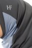 Esin - Antracit & Ljusblå & Ljusgrå One-Piece Hijab