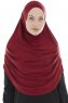 Roxelana - Bordeaux Lång Al Amira Hijab