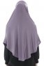 Roxelana - Mörklila Lång Al Amira Hijab