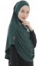 Roxelana - Mörkgrön Lång Al Amira Hijab