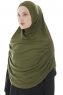 Roxelana - Khaki Lång Al Amira Hijab