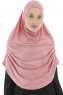Roxelana - Mörkrosa Lång Al Amira Hijab