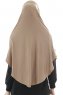 Roxelana - Ljusbrun Lång Al Amira Hijab