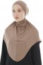 Sefa - Mörk Taupe One-Piece Al Amira Hijab