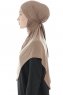 Sefa - Mörk Taupe One-Piece Al Amira Hijab