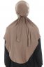 Sefa - Mörk Taupe One-Piece Al Amira Hijab