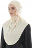 Ebrar - Ljus Beige Crepe Chiffon Al Amira Hijab