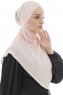 Ebrar - Gammelrosa Crepe Chiffon Al Amira Hijab
