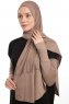 Azize - Mörk Taupe Pro Scarf Sport Hijab Set