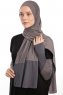 Azize - Mörkgrå Pro Scarf Sport Hijab Set