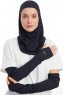Bayda - Marinblå Pro Sport Hijab Set