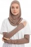 Bayda - Mörk Taupe Pro Sport Hijab Set