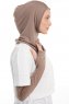 Bayda - Mörk Taupe Pro Sport Hijab Set