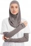 Bayda - Mörkgrå Pro Sport Hijab Set
