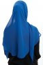 Eylem - Blå One Piece Chiffon Hijab