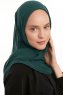 Eylem - Mörkgrön One Piece Chiffon Hijab
