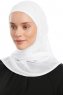 Sahar - Vit One Piece Chiffon Hijab