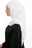 Sahar - Vit One Piece Chiffon Hijab