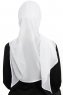 Sahar - Vit One Piece Chiffon Hijab