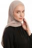 Sahar - Ljus Taupe One Piece Chiffon Hijab